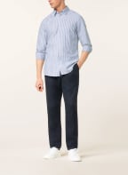 fakts Hemd SEBO Slim Fit mit Leinen , Farbe: WEISS/ GRAU (Bild 1)