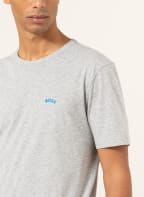 BOSS T-Shirt CURVED, Farbe: HELLGRAU (Bild 1)