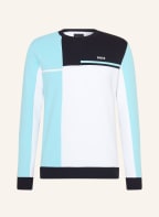BOSS Sweatshirt SALBO, Farbe: WEISS/ TÜRKIS/ SCHWARZ (Bild 1)
