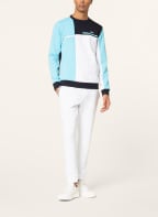 BOSS Sweatshirt SALBO, Farbe: WEISS/ TÜRKIS/ SCHWARZ (Bild 1)