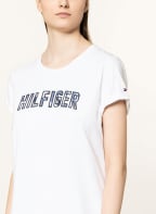 TOMMY HILFIGER Shorty-Schlafanzug, Farbe: WEISS/ BLAUGRAU/ DUNKELBLAU (Bild 1)