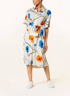 seidensticker Hemdblusenkleid, Farbe: ECRU/ BLAU/ ORANGE (Bild 1)