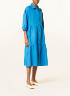 seidensticker Hemdblusenkleid aus Leinen mit 3/4-Arm, Farbe: BLAU (Bild 1)