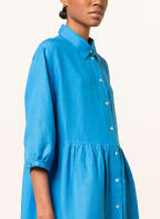 seidensticker Hemdblusenkleid aus Leinen mit 3/4-Arm, Farbe: BLAU (Bild 1)