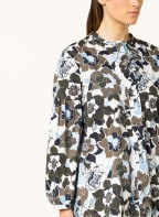 seidensticker Oversized-Blusenshirt, Farbe: DUNKELBLAU/ OLIV/ WEISS (Bild 1)