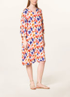 seidensticker Kleid mit 3/4-Arm, Farbe: ORANGE/ BLAU/ ROT (Bild 1)