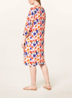 seidensticker Kleid mit 3/4-Arm, Farbe: ORANGE/ BLAU/ ROT (Bild 1)
