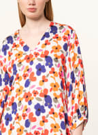 seidensticker Kleid mit 3/4-Arm, Farbe: ORANGE/ BLAU/ ROT (Bild 1)