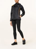 new balance Running jacket ACCELERATE, Color: BLACK/ LIGHT ORANGE (Image 1)