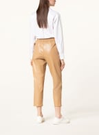 BOSS Hose TALILIA im Jogging-Stil in Lederoptik, Farbe: BEIGE (Bild 1)