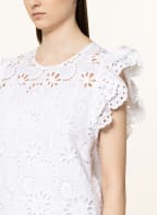 BOSS Blusenshirt LEMBRA aus Lochspitze, Farbe: WEISS (Bild 1)