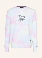 TOMMY HILFIGER Lounge-Sweatshirt, Farbe: HELLGRÜN/ ROSA/ HELLBLAU (Bild 1)