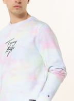 TOMMY HILFIGER Lounge-Sweatshirt, Farbe: HELLGRÜN/ ROSA/ HELLBLAU (Bild 1)