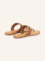 TOMMY HILFIGER Zehentrenner, Farbe: COGNAC/ GOLD/ BEIGE (Bild 1)