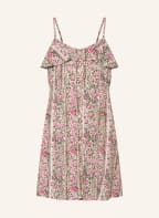 Pepe Jeans Kleid mit Volants, Farbe: WEISS/ GRÜN/ FUCHSIA (Bild 1)