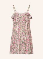 Pepe Jeans Kleid mit Volants, Farbe: WEISS/ GRÜN/ FUCHSIA (Bild 1)