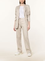 RIANI Hose mit Leinen , Farbe: BEIGE/ WEISS (Bild 1)