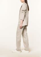 RIANI Hose mit Leinen , Farbe: BEIGE/ WEISS (Bild 1)