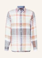 TOMMY HILFIGER Leinenhemd Regular Fit, Farbe: CREME/ HELLGRAU/ HELLROT (Bild 1)
