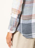 TOMMY HILFIGER Leinenhemd Regular Fit, Farbe: CREME/ HELLGRAU/ HELLROT (Bild 1)