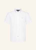 TOMMY HILFIGER Kurzarm-Hemd Slim Fit aus Leinen, Farbe: WEISS (Bild 1)