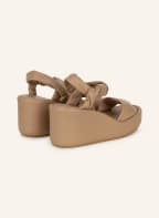 CLERGERIE Plateau-Sandalen DESTINY, Farbe: CREME (Bild 1)