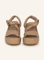 CLERGERIE Plateau-Sandalen DESTINY, Farbe: CREME (Bild 1)