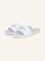 Calvin Klein Slides, Color: WHITE/ BLACK (Image 1)