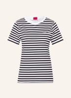 HUGO T-Shirt THE SLIM TEE, Farbe: WEISS/ DUNKELBLAU (Bild 1)