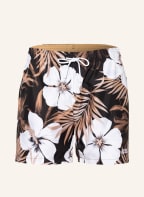 BOSS Badeshorts TURTLE, Farbe: SCHWARZ/ HELLBRAUN/ WEISS (Bild 1)