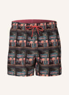 BOSS Badeshorts SPRINGFISH, Farbe: GRÜN/ LACHS/ BRAUN (Bild 1)