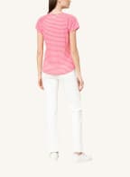 BOSS T-Shirt EDILA aus Leinen, Farbe: WEISS/ ROSA (Bild 1)