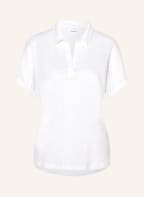 darling harbour Linen polo shirt, Color: WHITE (Image 1)