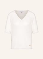 CINQUE Strickshirt CIMAY mit Leinen, Farbe: WEISS (Bild 1)