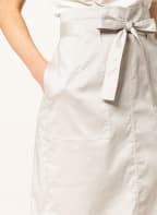 FFC Kleid im Materialmix, Farbe: CREME/ HELLGRAU (Bild 1)