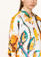 FFC Hemdbluse mit 3/4-Arm, Farbe: NEONTÜRKIS/ WEISS/ DUNKELGELB (Bild 1)