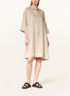 FFC Leinenkleid mit 3/4-Arm, Farbe: BEIGE (Bild 1)
