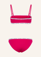 Calvin Klein Bustier-Bikini LOGO TAPE, Farbe: PINK (Bild 1)
