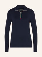 GOLFINO Midlayer, Farbe: DUNKELBLAU/ ORANGE/ TÜRKIS (Bild 1)