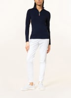 GOLFINO Midlayer, Farbe: DUNKELBLAU/ ORANGE/ TÜRKIS (Bild 1)