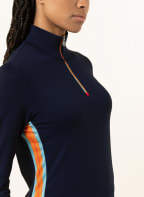 GOLFINO Midlayer, Farbe: DUNKELBLAU/ ORANGE/ TÜRKIS (Bild 1)
