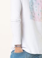 COLOURS & SONS Longsleeve MIAMI VIBES, Farbe: WEISS (Bild 1)