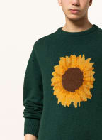 forét Pullover FLOWER, Farbe: DUNKELGRÜN (Bild 1)