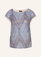 van Laack T-Shirt MANKA mit Spitze, Farbe: HELLBLAU/ TAUPE/ ECRU (Bild 1)