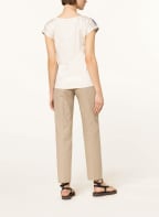 van Laack T-Shirt MANKA mit Spitze, Farbe: HELLBLAU/ TAUPE/ ECRU (Bild 1)