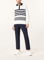 HACKETT LONDON Strick-Poloshirt , Farbe: DUNKELBLAU/ ECRU (Bild 1)