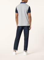 HACKETT LONDON Piqué-Poloshirt Classic Fit, Farbe: WEISS/ GRAU/ ROT (Bild 1)