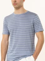 HACKETT LONDON T-Shirt aus Leinen, Farbe: HELLBLAU/ WEISS (Bild 1)