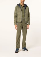 me°ru' Quilted jacket NAKNEK reversible, Color: OLIVE/ DARK BLUE (Image 1)