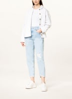 TOMMY JEANS Destroyed jeans MOM JEAN, Color: LIGHT BLUE (Image 1)